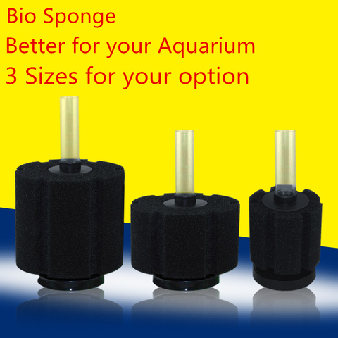 Pompe à Air pour Aquarium, 3 tailles, accessoires filtrants, pratique pour Aquarium, éponge biochimique, FA011 ► Photo 1/4