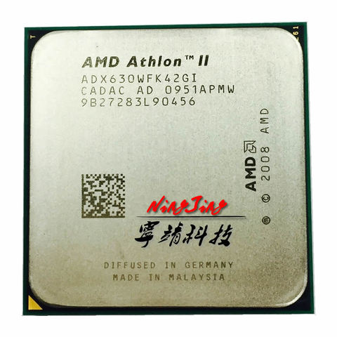 AMD Athlon II X4 630 2.8 ghz Quad-Core Processeur ADX630WFK42GI Prise AM3 ► Photo 1/1