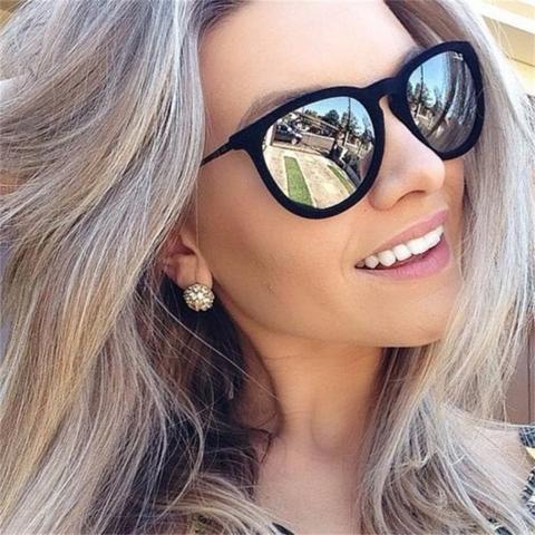 Lunettes de soleil carrées noires pour femmes, faux styliste, tendance, Sexy, pour l'extérieur, style de rue, années 90 ► Photo 1/6