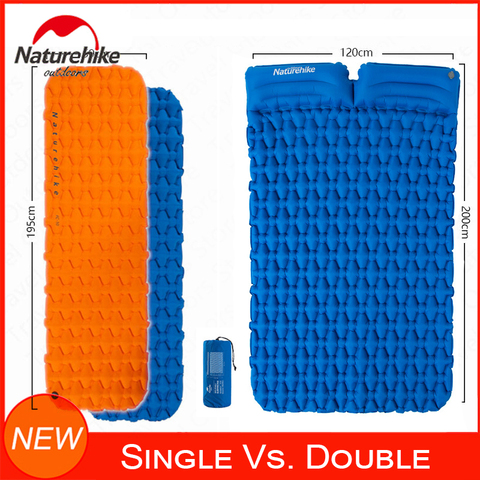 Naturehike – tapis de couchage gonflable authentique, matelas de Camping, Durable, isolé, avec sac de transport ► Photo 1/6