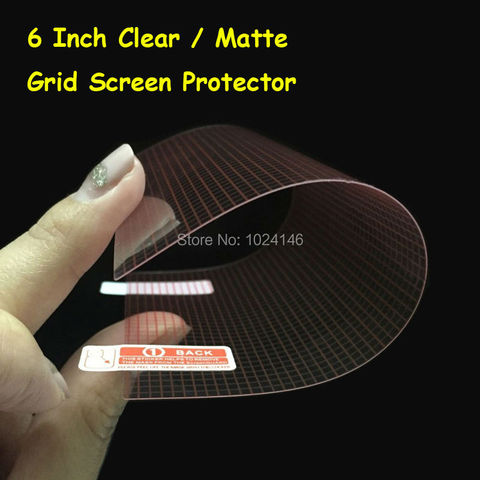 Film de protection universel pour écran LCD 6 pouces-7.3cm x 12.9cm, HD, transparent/Anti-éblouissement, mat, bricolage, grille, Film de protection pour téléphone GPS 6 pouces ► Photo 1/1