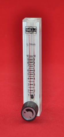 Débitmètre d'air (H = LZQ-7 mm) de 120 à 10lpm, avec valve de contrôle pour connecteur d'oxygène, il peut ajuster le débit ► Photo 1/2