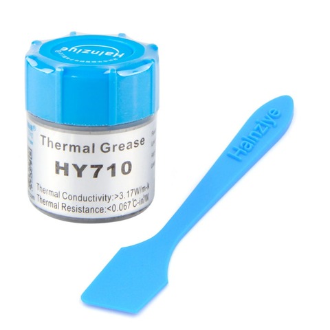 Halnziye – graisse thermique HY710-CN10, 10g, matériau d'interface composé pour dissipateur thermique, composants électroniques CPU, GPU, LED, grattoir gratuit ► Photo 1/1