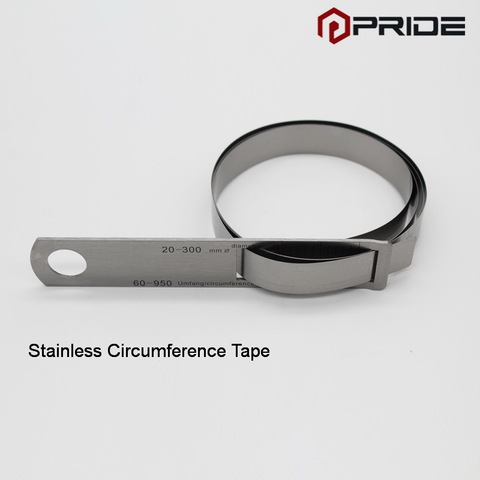 Ruban de circonférence de précision en acier inoxydable 20-300mm de diamètre outils de mesure ► Photo 1/3