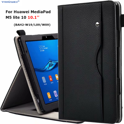 Coque de luxe de BAH2-W19 pouces avec ceinture, pour Huawei MediaPad M5 lite 10 10.1/L09/W09, pour Huawei M5 Lite 10 ► Photo 1/6