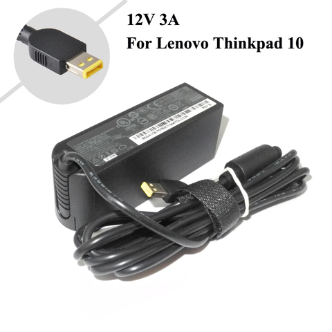 Chargeur de tablette 12V 3A 36W pour Lenovo ThinkPad 10 tp0004a, adaptateur secteur pour ordinateur portable, livraison gratuite ► Photo 1/2