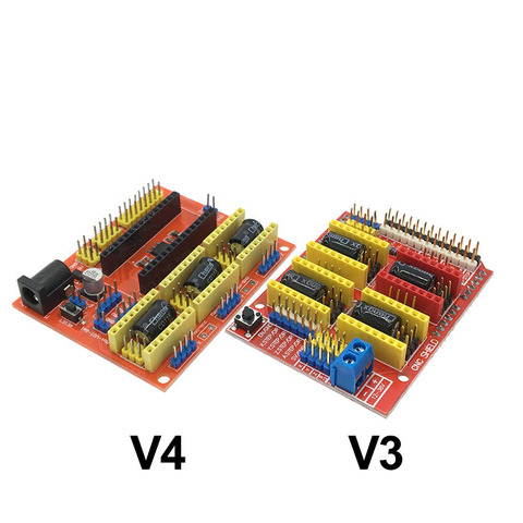 Machine à graver, imprimante 3D, A4988/DRV8825, planche d'extension pour Arduino UNO R3 NANO, CNC Shield V3/V4 ► Photo 1/6