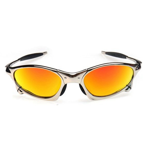 Lunettes de soleil polarisantes pour hommes, monture en alliage, UV400, cyclisme ► Photo 1/5