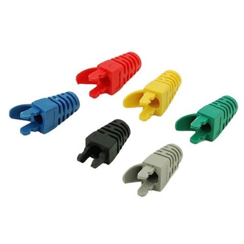 Réseau RJ45 câble se termine connecteur couvercle bottes capuchon Cat5 Cat6 sécurité RJ45 connecteur veste ► Photo 1/1