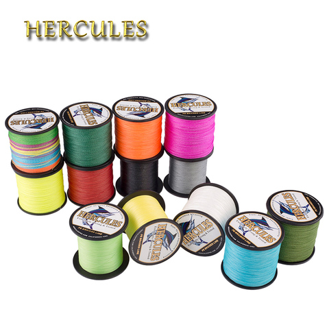 Hercules – ligne de pêche tressée PE, 300M, 4 brins, 6-100LB, carpe, accessoires, 13 couleurs ► Photo 1/6