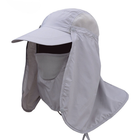 Chapeau de pêche, casquette de Protection UV, anti-moustiques, respirant, pour Camping en plein air, conduite, cyclisme, sport ► Photo 1/6