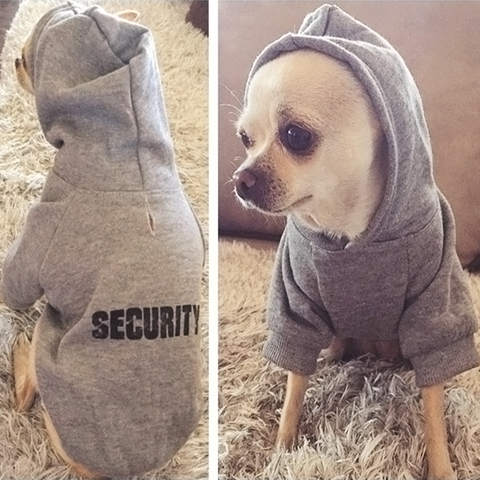 Vêtements de sécurité chien classique chien Hoodies vêtements pour petit chien automne manteau veste pour Yorkie Chihuahua chiot vêtements 10d3S1 ► Photo 1/6