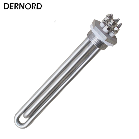 DERNORD – élément chauffant en acier inoxydable, 48V, 1500W DC, avec filetage 1 