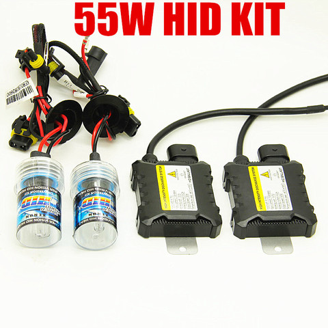 Lampe au xénon hid 55W, kit de conversion de phares HID, H7, H4, H1, H3, H11, H13, HB4, HB4, 9005, 9006, 880 ► Photo 1/5