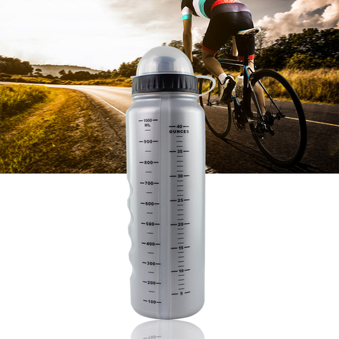 GUB 1000 ml bouteille de vélo pour l'eau Portable en plastique cyclisme bouteilles d'eau avec couvercle anti-poussière accessoires de vélo bouteille de sport en plein air ► Photo 1/6