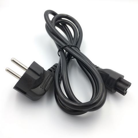 Câble d'alimentation ca européen IEC C5, 1.2m/1.5m/1.8m, rallonge pour pc portable et Notebook ► Photo 1/2