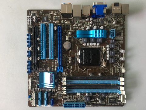 Carte mère originale pour ASUS P8Z68-M PRO, composant pc, compatible avec processeurs I3, I5, I7, socket LGA 1155, mémoire DDR3 32 go, Z68, pour ordinateur de bureau, livraison gratuite ► Photo 1/1