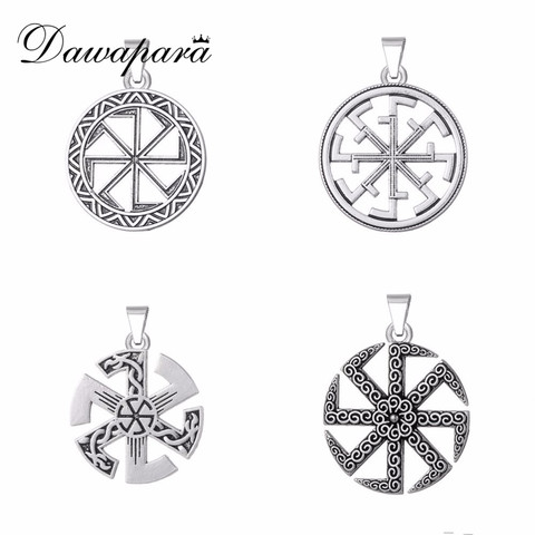 Dawapara – breloques de Kolovrat, pour la fabrication de bijoux, symbole du paganisme, amulette, pendentif Talisman, livraison directe ► Photo 1/6