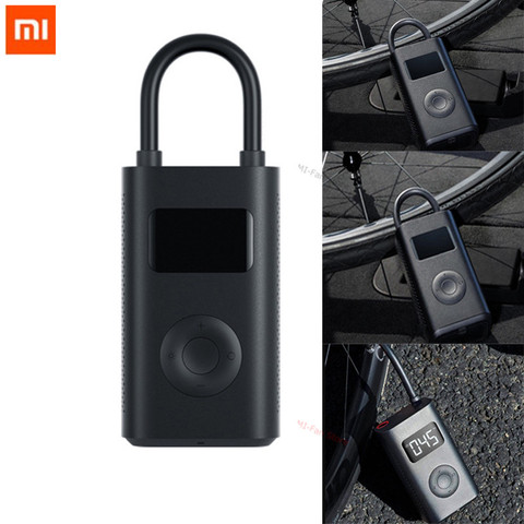 Nouveau Xiaomi Mijia détecteur de pression de pneus, pompe de gonflage électrique pour vélo, moto, voiture, ballon de football, intelligent, portable, numérique ► Photo 1/6