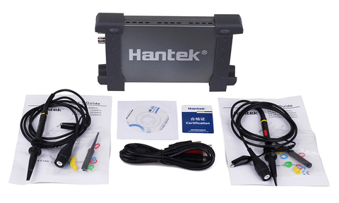 Oscilloscope DE stockage numérique USB Hantek 6022BE avec bande passante DE 20 Mhz, expédition sur 2 canaux ► Photo 1/6