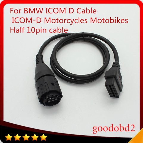 OBD2 câble de Diagnostic pour BMW ICOM D câble motos câble moto câble de Diagnostic 10 broches adaptateur à 16pin ICOM A3 A2 outil ► Photo 1/6
