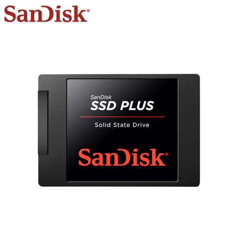 SanDisk SSD Plus disque SSD interne SATA III 2.5 pouces 120GB 240GB 480GB 1 to pour ordinateur portable ordinateur de bureau disque dur HDD ► Photo 1/4