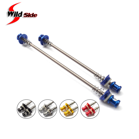 Brochettes de vélo à dégagement rapide, axe en titane et aluminium pour vtt, accessoires de cyclisme, taille 100/130/135mm, 35G ► Photo 1/6