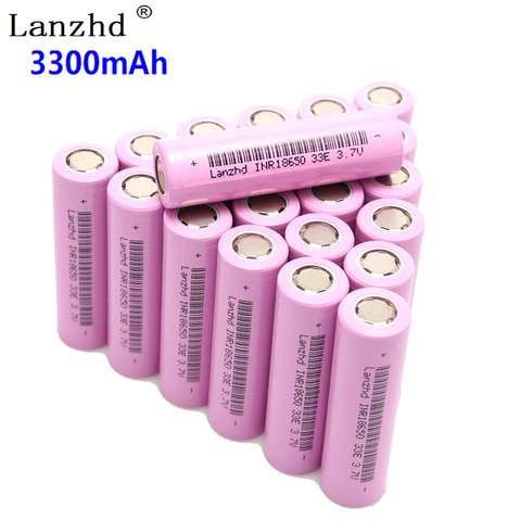 Lot de 10 à 40 batteries lithium-ion, rechargeables, 18650V, 3.7v, 30a, 3.7, 18650 ► Photo 1/6