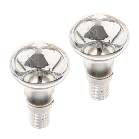 Ampoule de projecteur en Filament de tungstène, blanc chaud, 2 pièces E14, Base à vis R39, 25W ► Photo 1/6