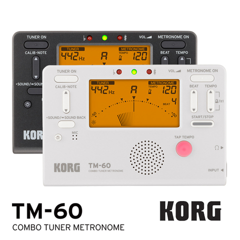 KORG – accordeur TM60 TM60C, métronome universel pour vent/guitare/Ukulele/ Saxophone/violon/flûte (CM300 au choix) ► Photo 1/5