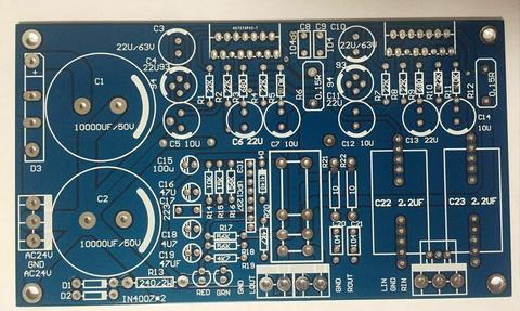 Fannyda TDA7293 7294 2 canaux avec protection du klaxon, son universel PCB carte vide ► Photo 1/2