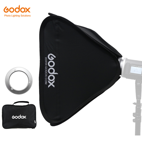 Godox – boîte à lumière Portable pliable 80x80cm, 31.5x31.5 pouces, monture Bowens, Flash stroboscopique de Studio, diffuseur de Photo réfléchissant ► Photo 1/6
