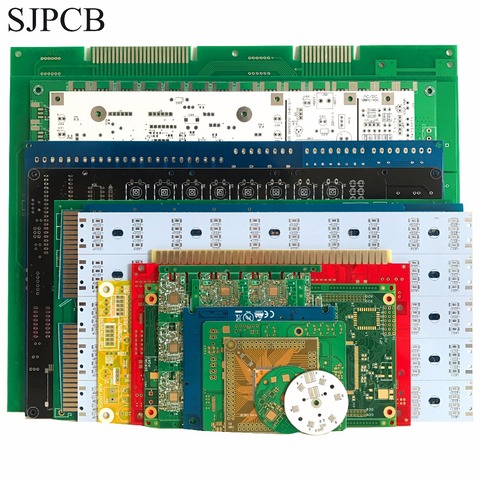 SJPCB Circuit imprimé Prototype personnalisé Double face PCB échantillon plaqué Production prix bas besoin d'envoyer des fichiers pour la citation ► Photo 1/6
