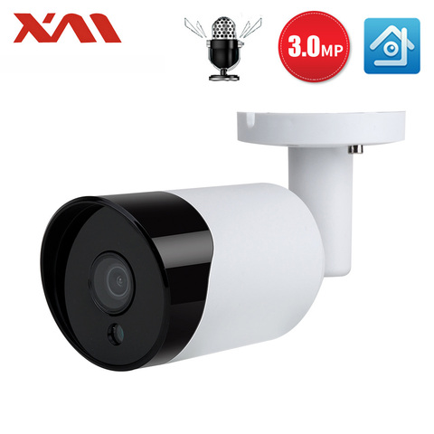 XM – caméra de Surveillance Bullet extérieure IP POE HD 3.0mp, étanche, avec enregistrement Audio, système infrarouge, protocole Onvif P2P ► Photo 1/6