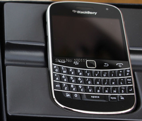 D'origine blackberry 9900 bold mobile Téléphone avec Débloqué 5MP caméra langue Russe clavier + écran Tactile, livraison Gratuite ► Photo 1/2