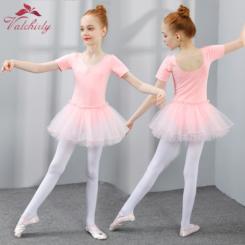 Ballet Tutu robe filles danse vêtements enfants formation princesse jupe Costumes gymnastique justaucorps ► Photo 1/6