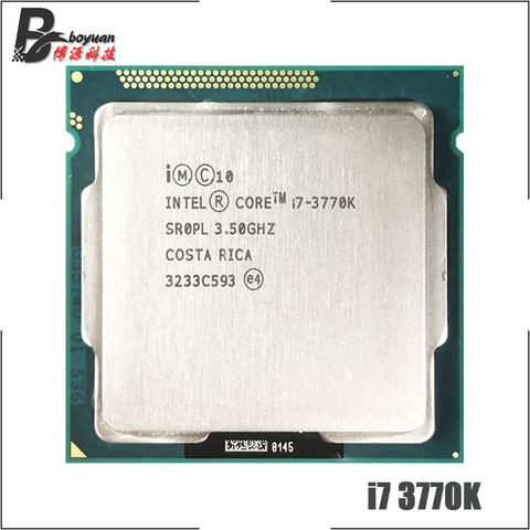 Processeur Intel Core i7-3770K i7 3770K 3.5 GHz, Quad Core processeur d'unité centrale, 8M, 77W, LGA 1155 ► Photo 1/1