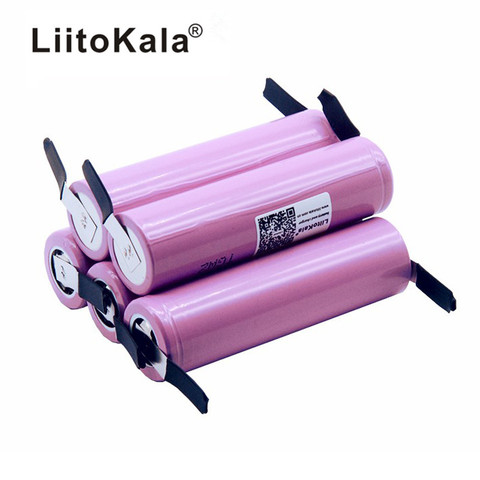 Liitokala – batterie rechargeable 100% 18650 mAh, 2600 Li-ion, ICR18650-26FM V, avec feuille de Nickel à monter soi-même, 3.7 ► Photo 1/6