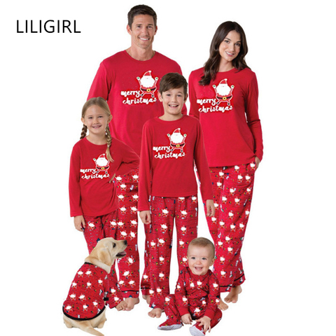 Ensemble pyjama famille de Noël pour adultes et enfants père mère