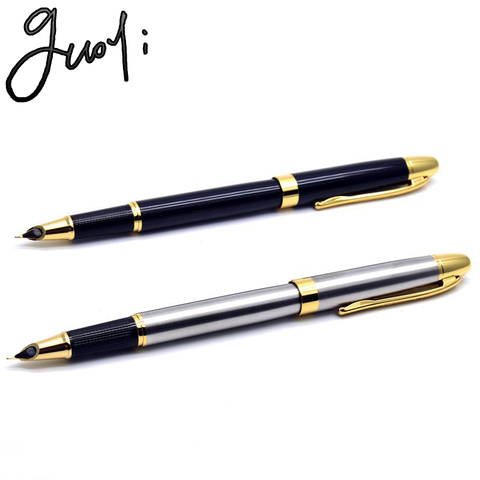 Guoyi A328 stylo plume à encre de luxe 0.38mm métal haut de gamme bureau d'affaires cadeaux et logo d'entreprise personnalisation stylo signature ► Photo 1/6