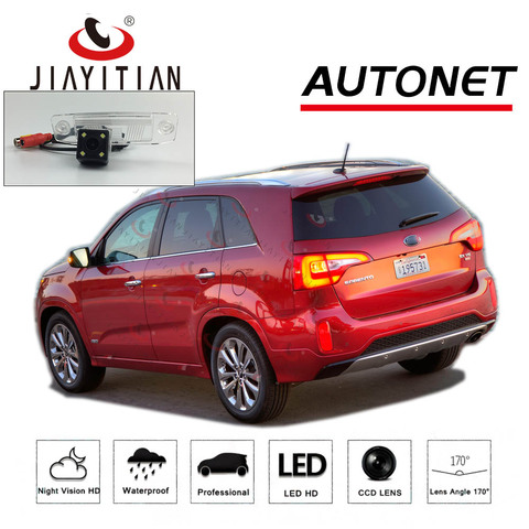 JIAYITIAN – caméra de recul avec plaque d'immatriculation, pour Kia Sorento 2 XM 2010 2011 2012 2013 2014 2015 ► Photo 1/6