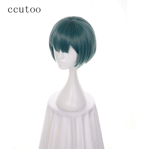 Ccutoo – perruque synthétique lisse et courte de 30cm, cheveux résistants à la chaleur, pour Costume de Cosplay ► Photo 1/6