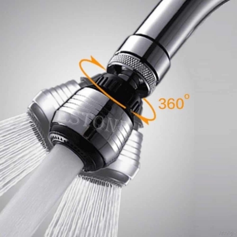 Robinet économiseur d'eau 360 degrés | Tête pivotante robinet d'économie robinet, connecteur d'aérateur, buse de diffuseur, filtre maille adaptateur C90A nouveau livraison directe ► Photo 1/6