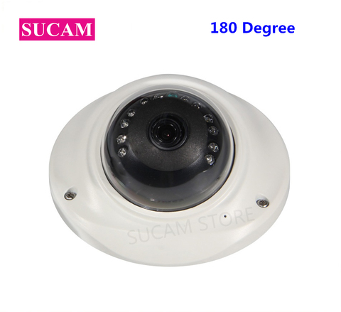 Mini caméra Fisheye 4MP, caméra de sécurité domestique Full HD 4MP AHD, avec lentille 1.7mm, 180 degrés, Vision nocturne infrarouge ► Photo 1/6