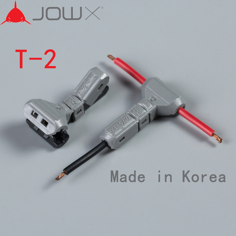 JOWX – connecteurs de voiture 18awg T-2 mm, 10 pièces, bornes de câble de Type T Non dénudé, Joint à sertir, épissure rapide, 0.75 ► Photo 1/6