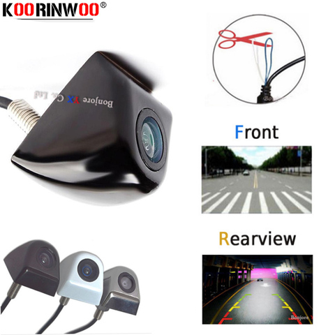 Koorinwoo-caméra de recul avant de voiture HD, interrupteur multifonction avec système vidéo RCA 12v, caméra de stationnement NTSC/PAL pour véhicule ► Photo 1/6