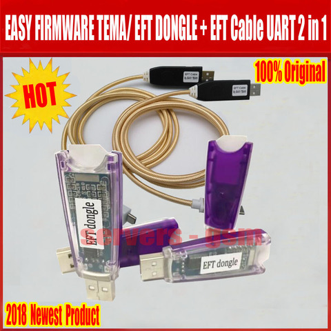 2022 date 100% Original facile FIRMWARE TEMA/EFT DONGLE + EFT câble UART 2 en 1 livraison gratuite ► Photo 1/6