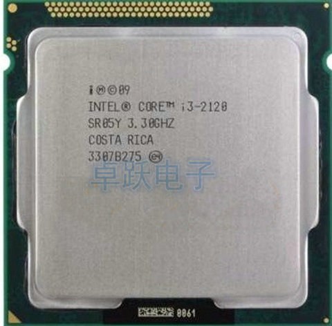 Processeur Intel Core I3 2120 3M, Cache 3.3 GHz, LGA 1155 TDP 65W, pièce détachée pour ordinateur de bureau, livraison gratuite, I3-2120 ► Photo 1/1