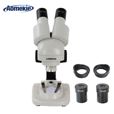 AOMEKIE-Microscope binoculaire stéréo HD Vision 20X/40x, haut LED éclairage PCB, outil de soudage et réparation de téléphones, cadeau éducatif pour enfants ► Photo 1/6