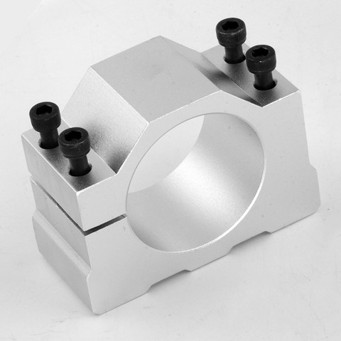 Supports de moteur de broche de 52mm de diamètre en fonte d'aluminium pour gravure CNC, pinces de support de broche de 52mm de 400w 300w, nouvelle collection ► Photo 1/1